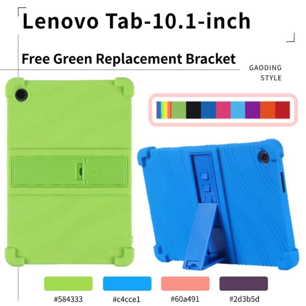 Shockproof Silicone Tablet Cover with Multi-Angle Adjustable Stand