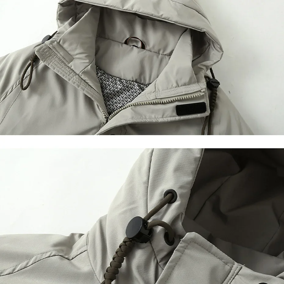 Winter Long Parkas Men 12XL 10XL Plus Size Thick Jacket Waterproof Coat Fashion Casual Cargo Parkas Male Big Size 12XL 4