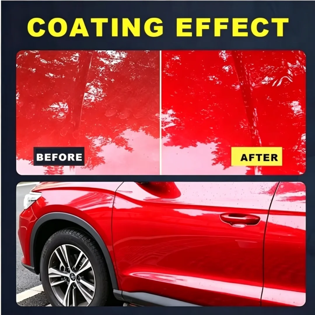 150ml Liquid Polishing Wax with Microfiber Towel, Car Paint Polishing Coating, Long Lasting Shine Paint Protection, Restores Car - 5