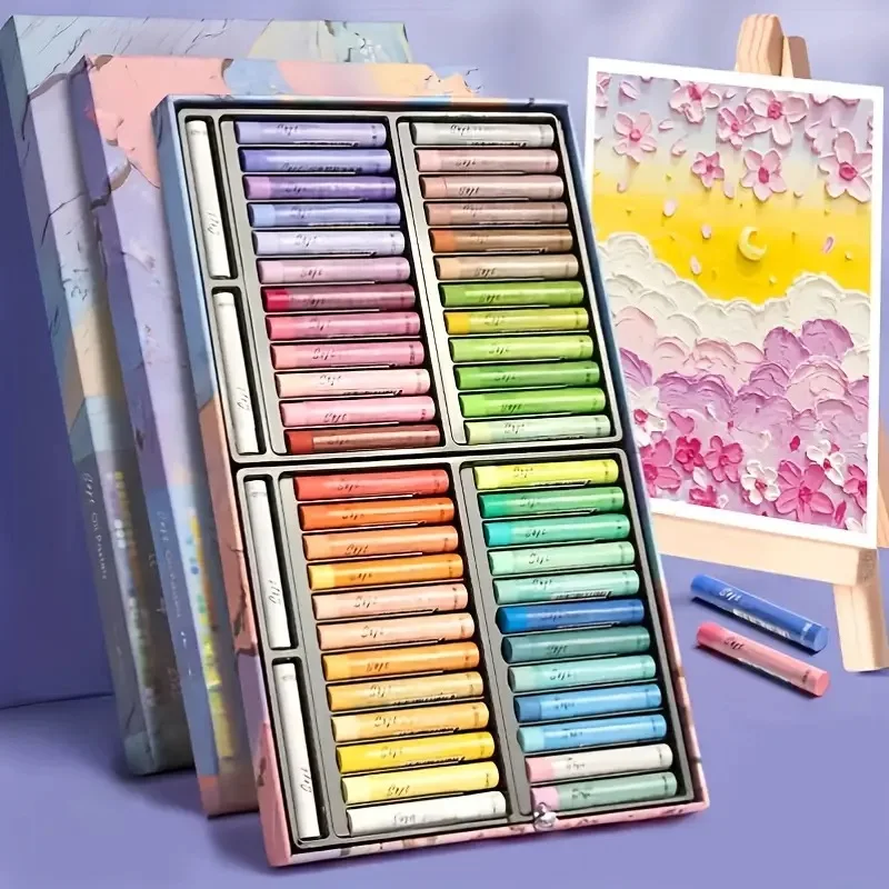 12-48pcs of Ultra-Soft Oil Painting Stick Set, Washable Macaron-Colored Crayons for Graffiti And DIY Art. 3