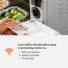 Smart Oven, 5-in-1 Air Fryer Oven Combo - Air Fry, Toast, Bake, Broil, and Reheat - Smartphone Controlled Countertop Convection 5