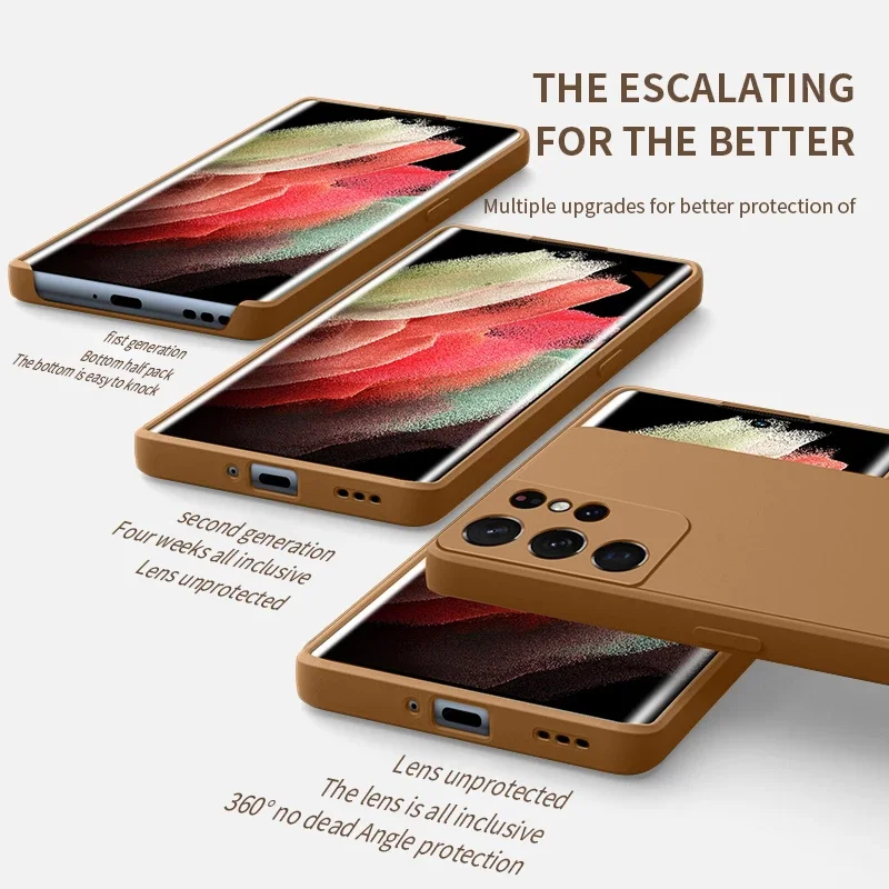 Premium Liquid Silicone Phone Case - Sleek & Protective Cover