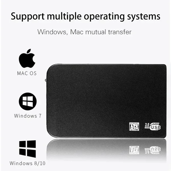 For Xiaom Portable SSD 1TB Original Hard Disk 2TB External Hard Drive Usb3.1 High-speed Solid State Drive for Laptop/PC/Phone 2