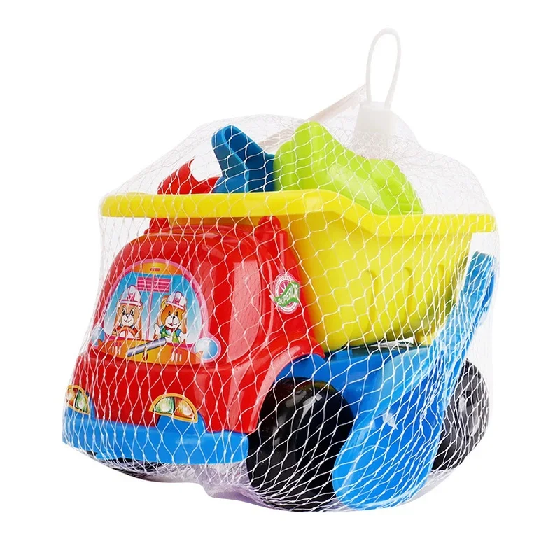5 Pcs/set Children Beach Toys Sand Play Kit Baby Summer Digging  Tool with Shovel  Outdoor Toy Set Box for Kid 6