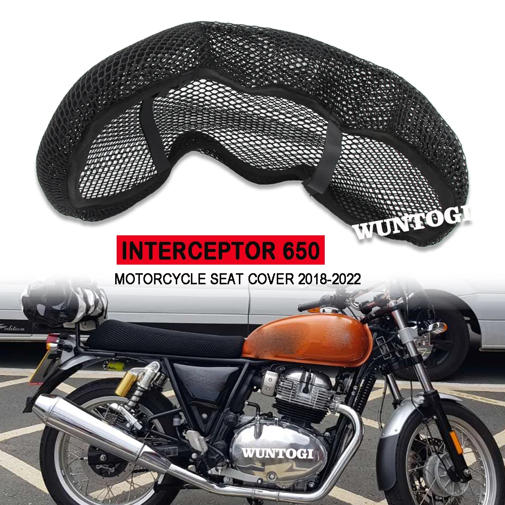 Cuscino Protettivo Per Moto Coprisedile Per Royal Enfield Interceptor 650 2018-2022 Coprisella In Tessuto Interceptor650