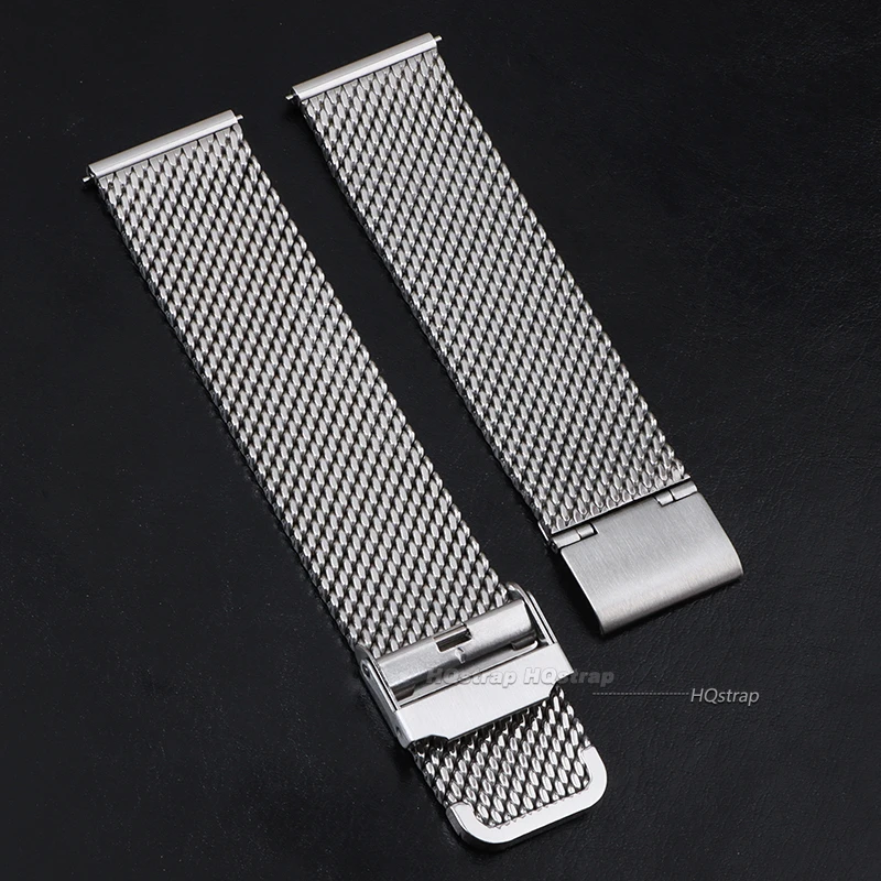 Elegant Mesh Milanese Steel Watch Strap with Quick Release – Unisex 1.0MM Watch Band