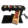 Household Electric Non Stick Melting Pot Double Layer Baking Cheese Heater Bacon Butter Frying Board Grill Baking Cheese Steak 5