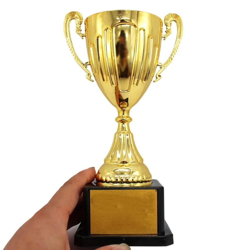 New Plastic Gold Trophy Awards Competition Soccer Craft Souvenirs Team Honor Trophy Model Small Prize Cup Children Award Prize