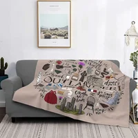 Outlander Anime Blanket Flannel Spring/Autumn Collage for Kids Adult Gift  Lightweight Thin Throw Blankets for Bed Outdoor Quilt 1