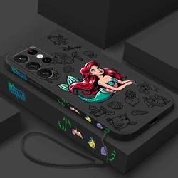 The Little Mermaid Liquid Left Rope Phone Case - Samsung S23 Plus 5G (ZMC01 - MFH)