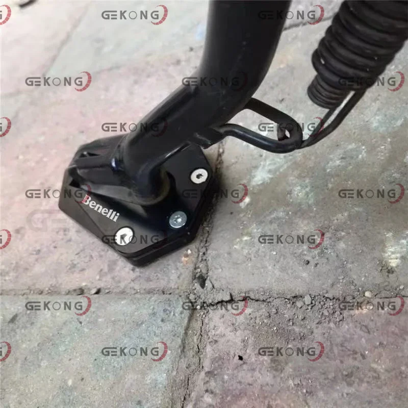 Motorcycle CNC Kickstand Side Stand Extension Pad Support Plate - Enhanced Stability