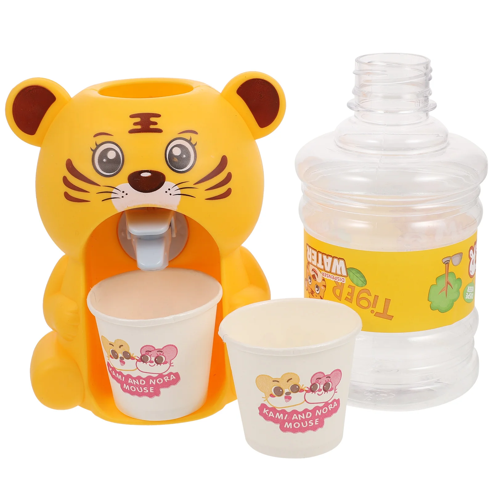 Mini Kids Toys Toy Cartoon Hand Press Drink Water Machine Toy Simulation Water Bottle Pump Drinking Fountain Toy For Kids