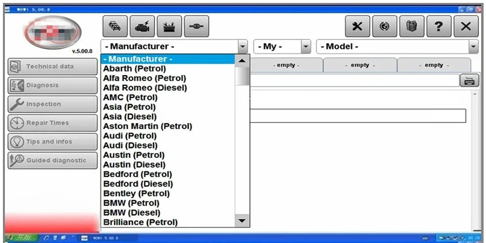 Snooper Wurth Diagnostic Tool V5.008 R2 Obd2 scanner Trucks Cars bluetooth Keygen vd ds150e Delphis France