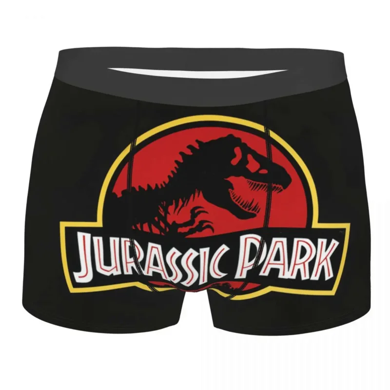 

Jurassic Park Boxer Shorts For Men 3D Printed Sci Fi Dinosaur Underwear Panties Briefs Stretch Underpants