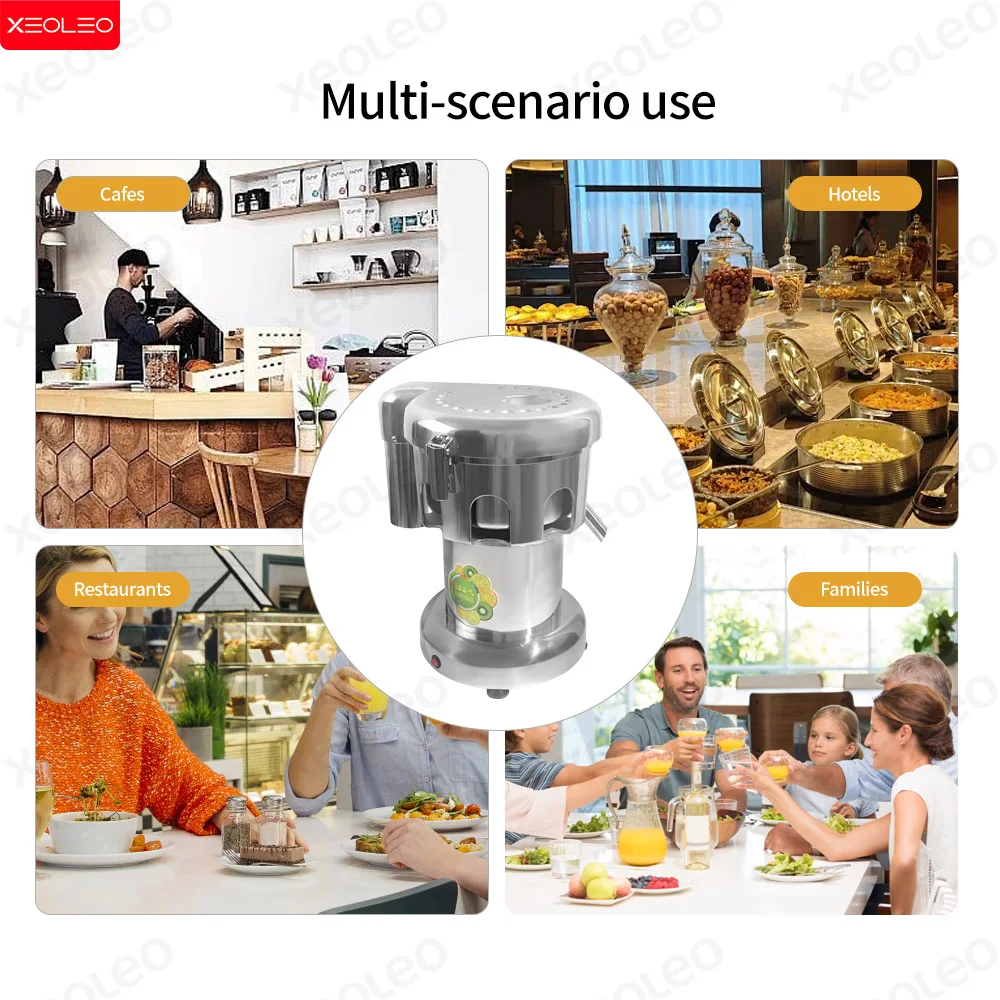 Xeoleo Commercial Juicer Stainless steel Juice machine Juice