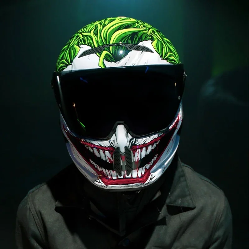 ���� Ruroc Atlas 4.0 ź�� ���� ������� ��� ECE DOT ���� Ǯ ���̽� ���̽� ��� Cascos Para Moto For Harley