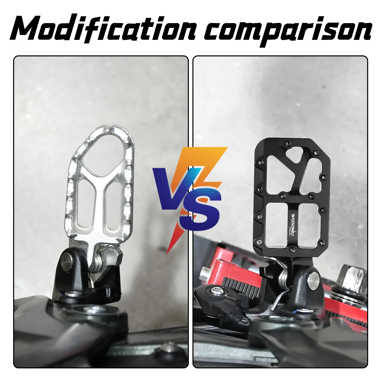 Fußpedal für SURRON Pegs Ultra Bee Motorräder, Angepasste Modifizierte Fußrasten für SurRon Elektrofahrrad Motorradzubehör – Detail 8