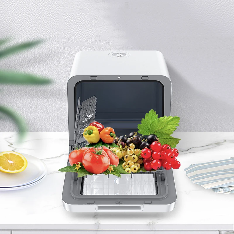 Mini portable table automatic dishwasher Hotel independent home restaurant kitchen dishwasher 435x420x435mm 5