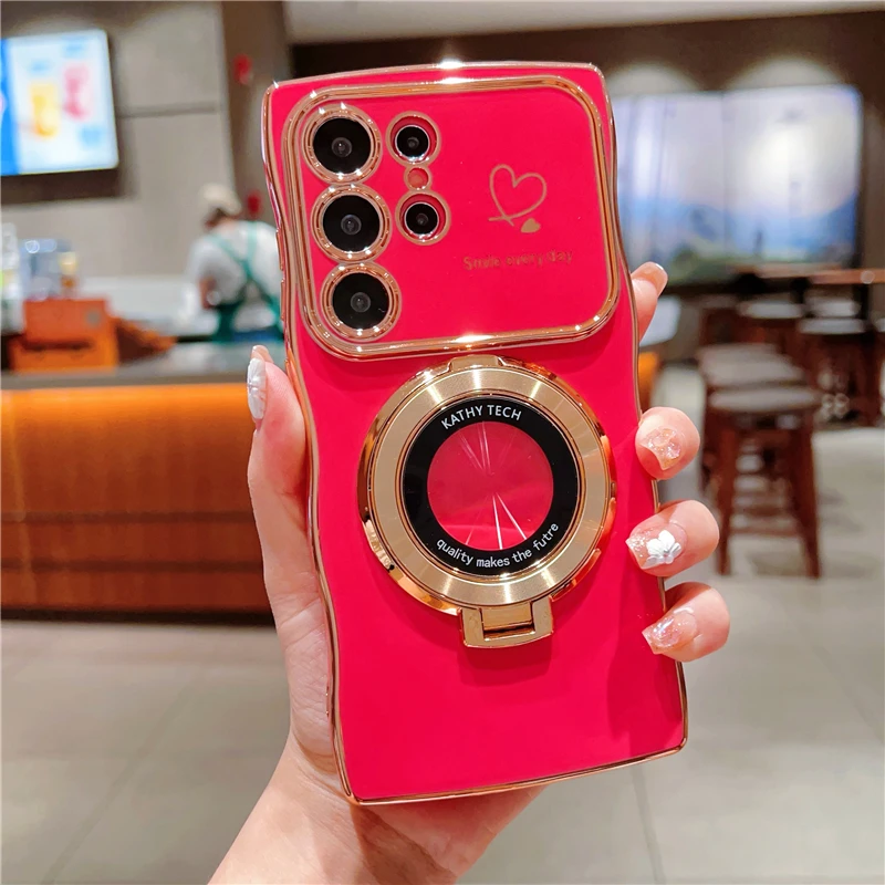 Rotatable Magnetic Kickstand Shockproof Phone Case - Anti-Drop Protection Cover