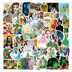 Lot de 10, 30 ou 50 pièces d'autocollants de conte de fées, de dessin animé, le magicien d'oz, pour ordinateur portable, guitare, téléphone, étanche, Graffiti, jouets classiques pour enfants 