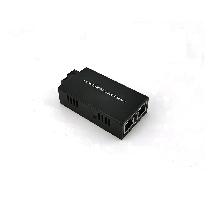 Mini Gigabit 10/100/1000M A/B SC Single Fiber Ethernet Fiber Optic Switch Media Converter Optical Fiber Transceiver 1 piece
