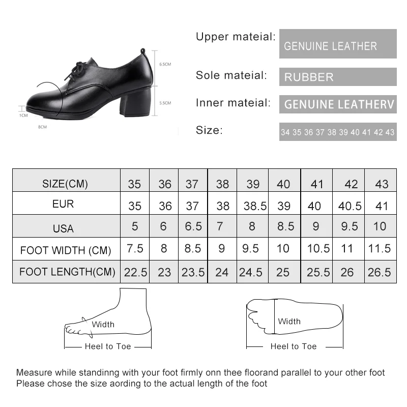 DIMANYU Women Dress Shoes 2024 New Genuine Leather Classic Work Shoes Ladies Fashion  Lace Up High Heel Shoes Women