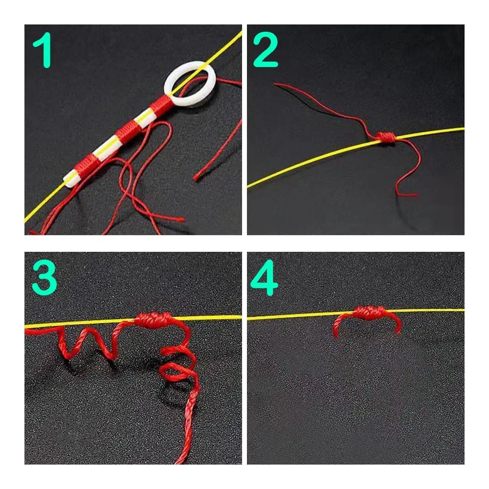 Description Picture 4 of item50pcs Cotton Thread Bobber Looper Stop Knots Cord String Rope Buoy Fishing Float Accessories Tool for Rock