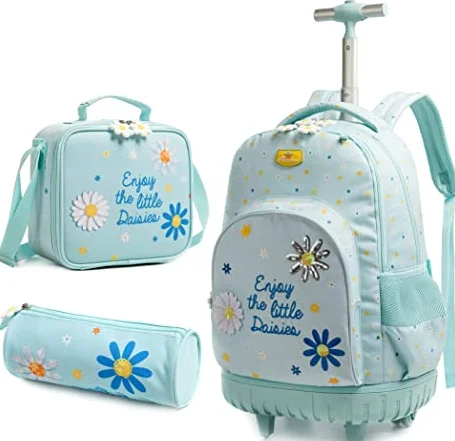 Joyfulife - Mochila Ligera Resistente Al Agua Para Adolescentes Y Niñas Con Bolsa De Almuerzo, Púrpura, Large, Mochila Para Niñas Con Fiambrera