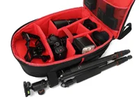 Multi-functional, large-capacity camera bag, waterproof  wear-resistant, double-shoulder  backpack for holding tripods,cameras - Image 6