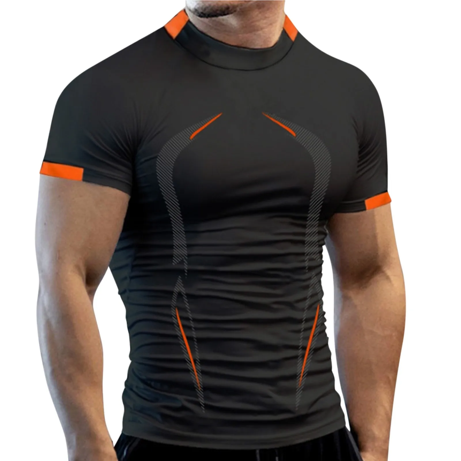 Summer Gym Shirt Sport T Shirt Men Quick Dry Running Shirt Men Workout