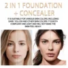 Double Head Concealer Cover Acne Spot Highlighter Brightening Dual Shadow Long Lasting Matte Cosmetic Invisible Pore Foundation 3
