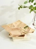 iEvaTEAGG Wave Shape Tray Silver Stainless Steel Storage Plate Gold Entrance Key Container Nordic Snack Dish Decorative trays 3