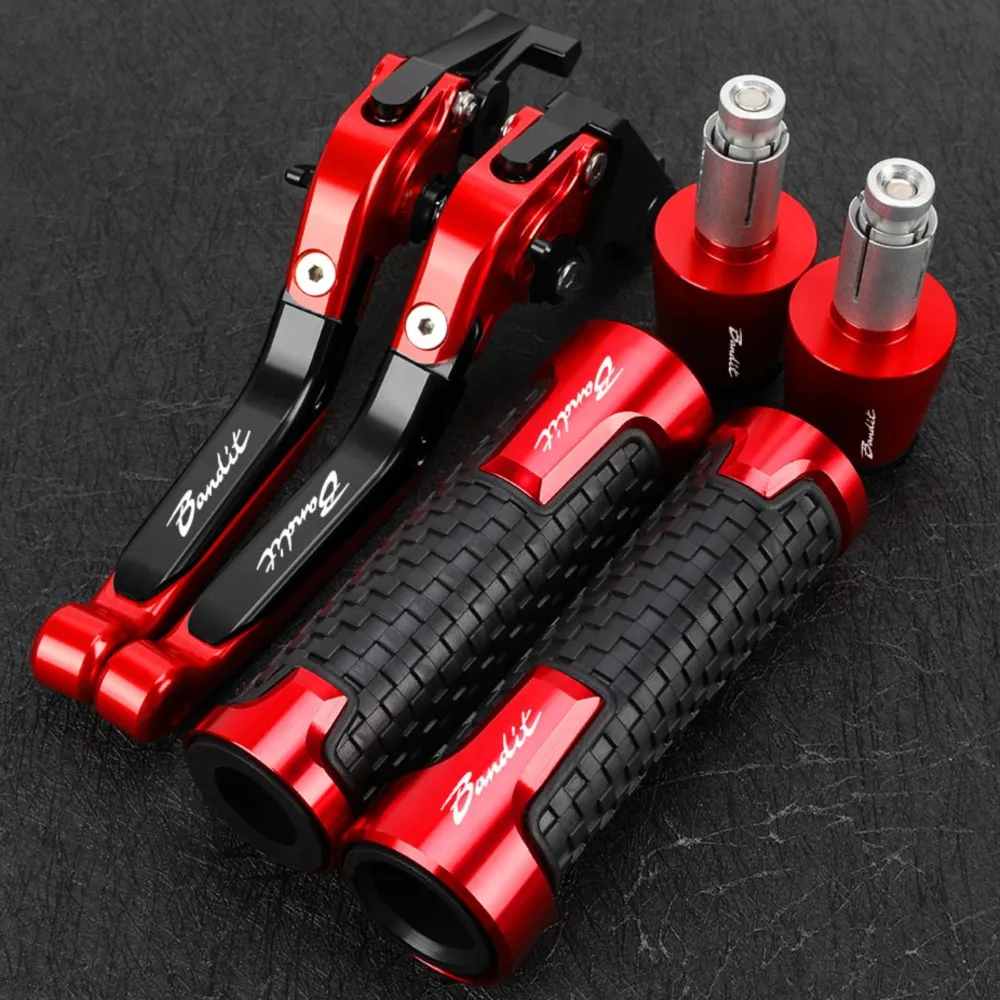 

For SUZUKI GSF 250 GSF250 BANDIT 1995-2015 Motorcycle Accessories Folding Extendable CNC Brake Clutch Levers Handlebar End Grips