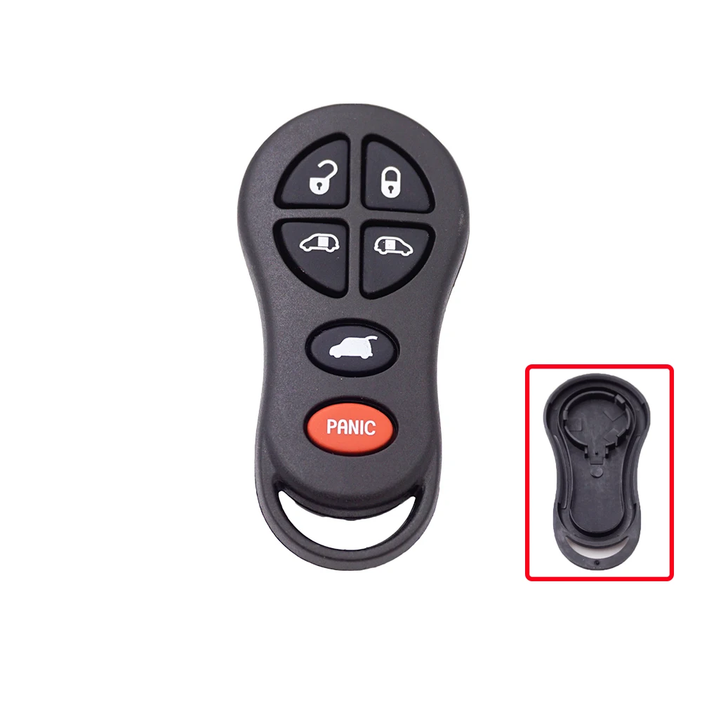 Remote Car Key Shell Case for Chrysler PT Cruiser Town & Country Dodge Ram 1500 Caravan Jeep Keyless