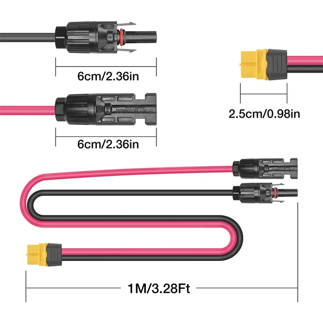 Napelemcsatlakozó A 0 Adapter Napenergia -Csatlakozóhoz Csatlakozóhoz Csatlakoztassa Napelemet Hordozható Erőmű Napján - Image 6