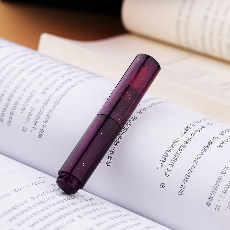 Fountain Pen Ink Pen Portable Writing Gift Set Majohn Wancai Mini Transparent Pocket-Size Eyedropper F Nib
