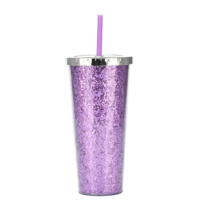 Starbucks 2021 China Mint Double Walled Glass Glitter Tumbler