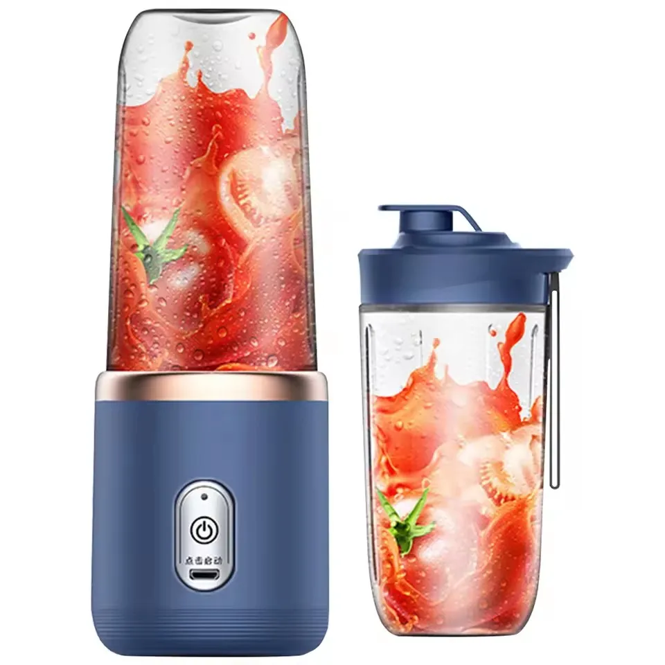 Portable Small Electric Fruit Juicer Stainless Steel Blade Cup Juicer
