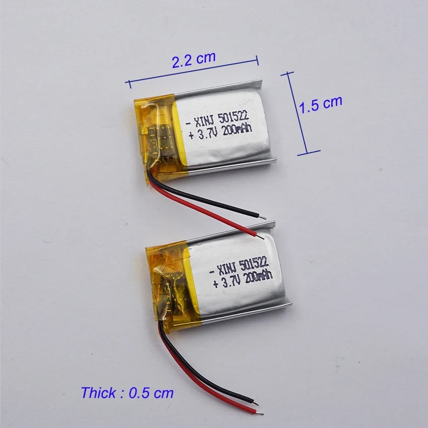 Buy Wholesale China 5v Lithium Polymer Battery Packs,653562