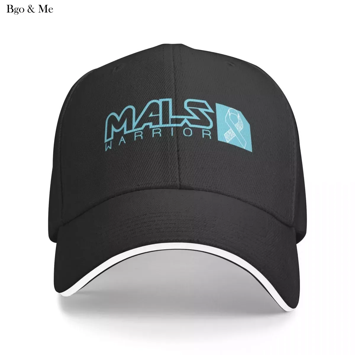 

2023 New MALS Warrior (Teal Outline & Wide) Baseball Cap Hood Luxury Man Hat Golf Wear Men's Hat Luxury Women's