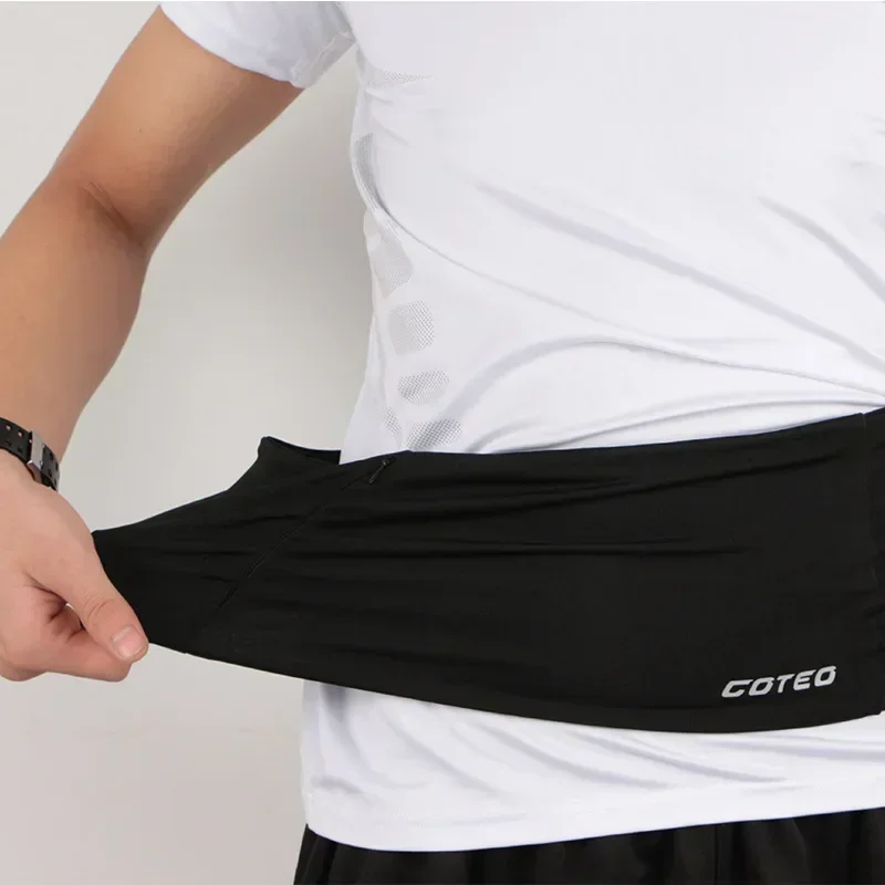 Large Capacity Sports Waist Bag Large Capacity Outdoor Belly Bag Mini Running Phone Waist Bag Men's and Women's Fitness Package 4