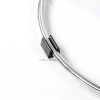 Plastic Office Chair Leg Pads Covers Non-Slip U-type Tube Mat Steel Pipe Clamp Chair Feet Wrap Pads Floor Protectors Tube Clamps 3