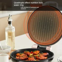 Joyoung Crepe Maker with 25mm Deepened Baking Pan for Home Use Double-sided Heating Breakfast Machine with High Firepower 220V 2