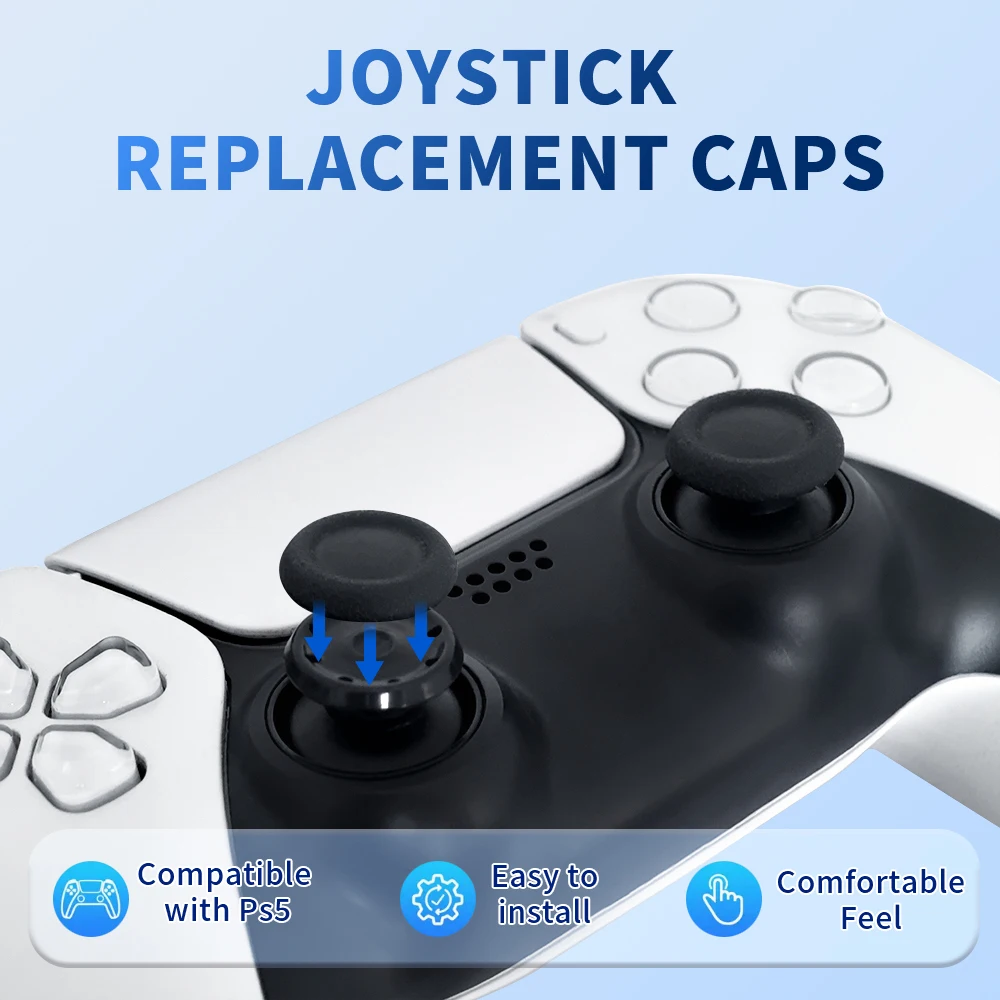 Easy-Install Gamepad Joystick Repair Cap for PlayStation Controllers