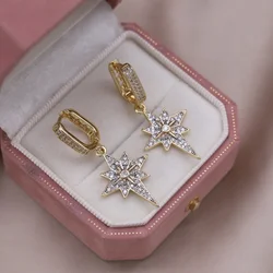 Elegant Two - Tone Zircon Ball Earrings - Chic Korean Fashion Jewelry (Steel color)