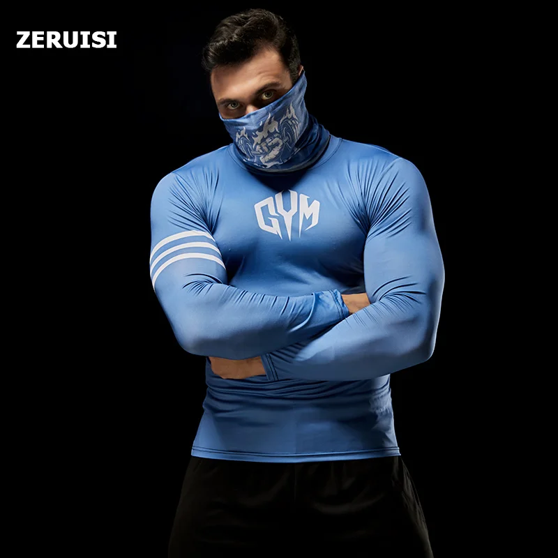Outdoor-Radsport-Oberteil für Herren mit staubabweisendem Halsbandana, Sonnenschutz-T-Shirt, geeignet für Reisen, Outdoor-Sport, Reiten