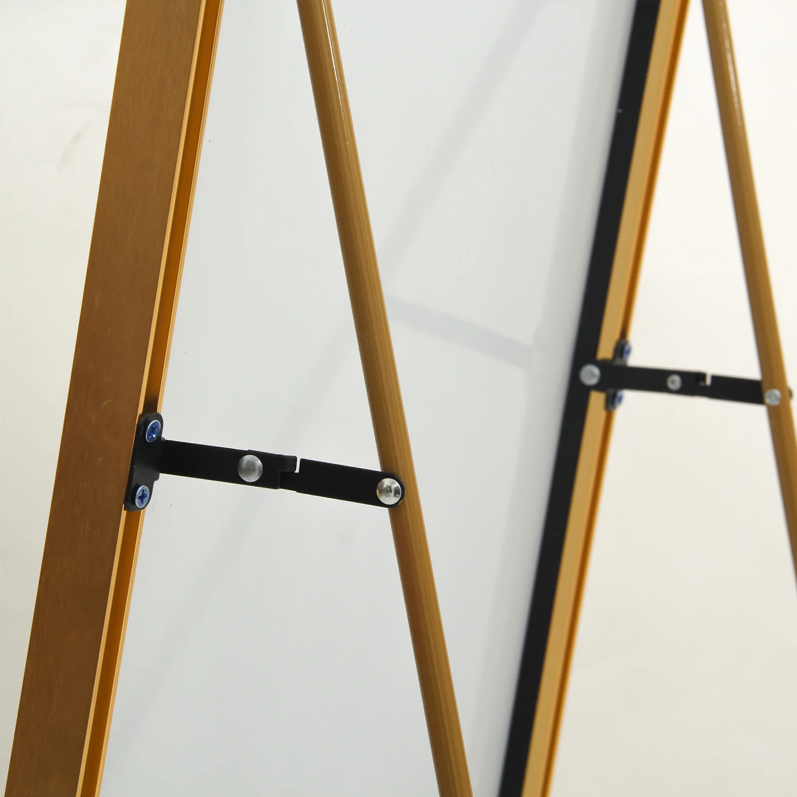 Standing Mirror 162×53cm, Full-Length Mirror, Aluminum Frame Rectangular Cosmetic Mirror for Living Room, Bedroom, Dressing Room