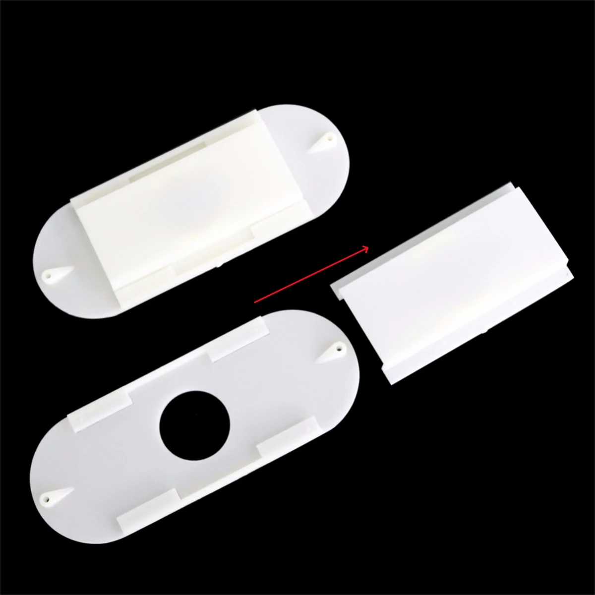 Bee Escape Device Plastic Porter Nest Door Escape Box White Beehive Door For Bee Export Professional Beekeeping Tools 5Pcs