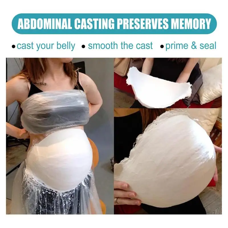 DIY Belly Cast Kit Pregnancy Belly Casting Kit For Decor Unique Keepsake  Plaster Gauze Bandage Perfect For Baby Shower 
