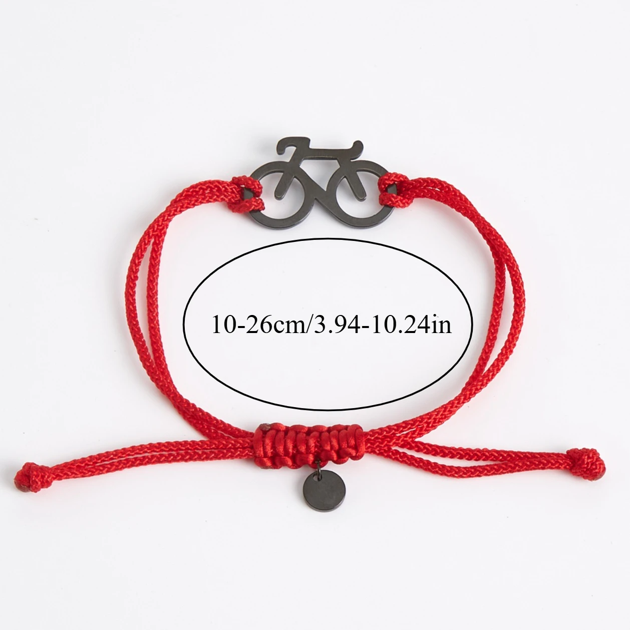 Trendy 2025 Pink Bicycle Pendant Sports Bracelet